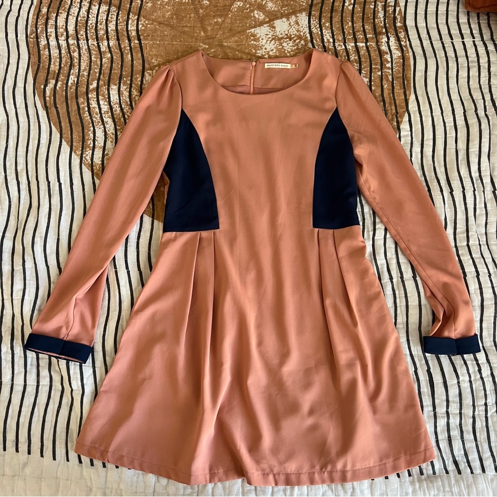 Mustard Seed two tone midi dress Size M